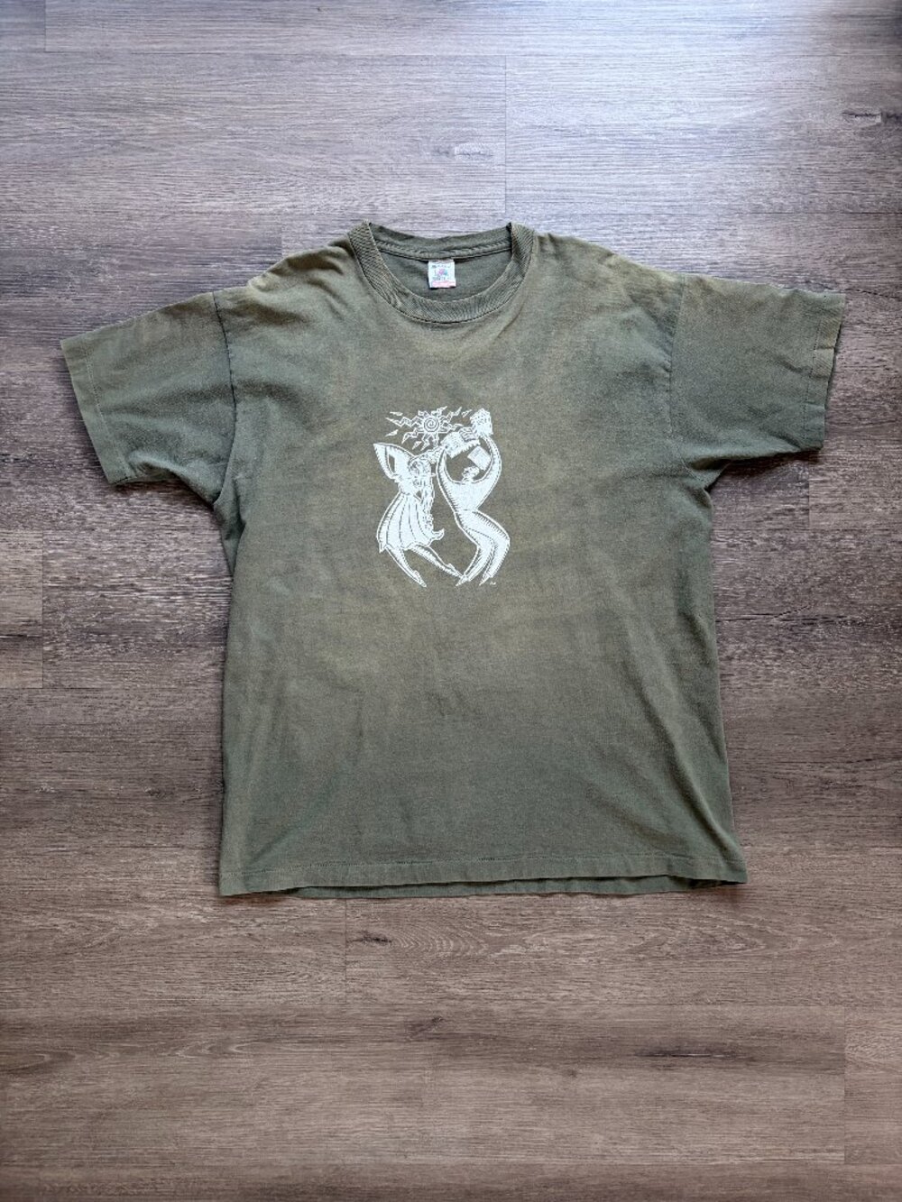 RARE Vintage 90s Borders Bookstore Distressed Graphic Tee Made in USA XL